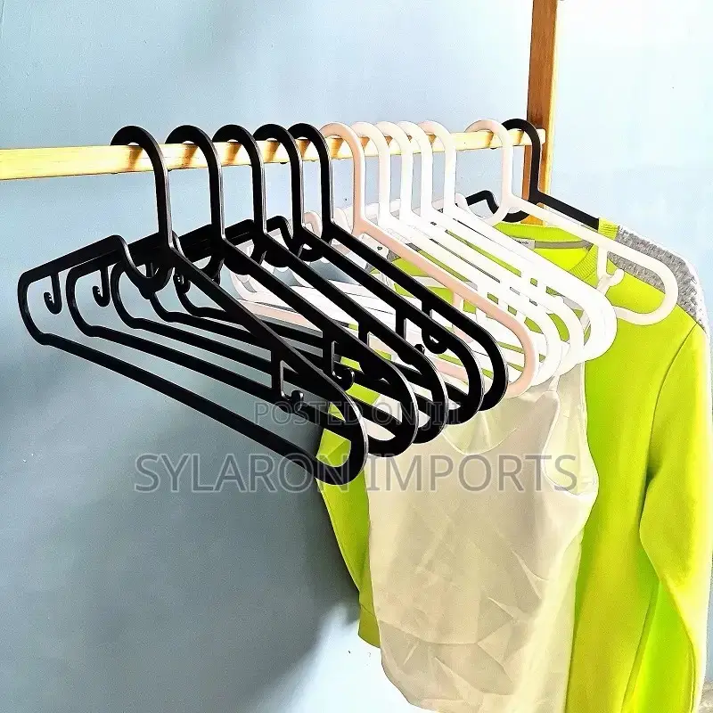 10pcs Clothes Hanger – Black