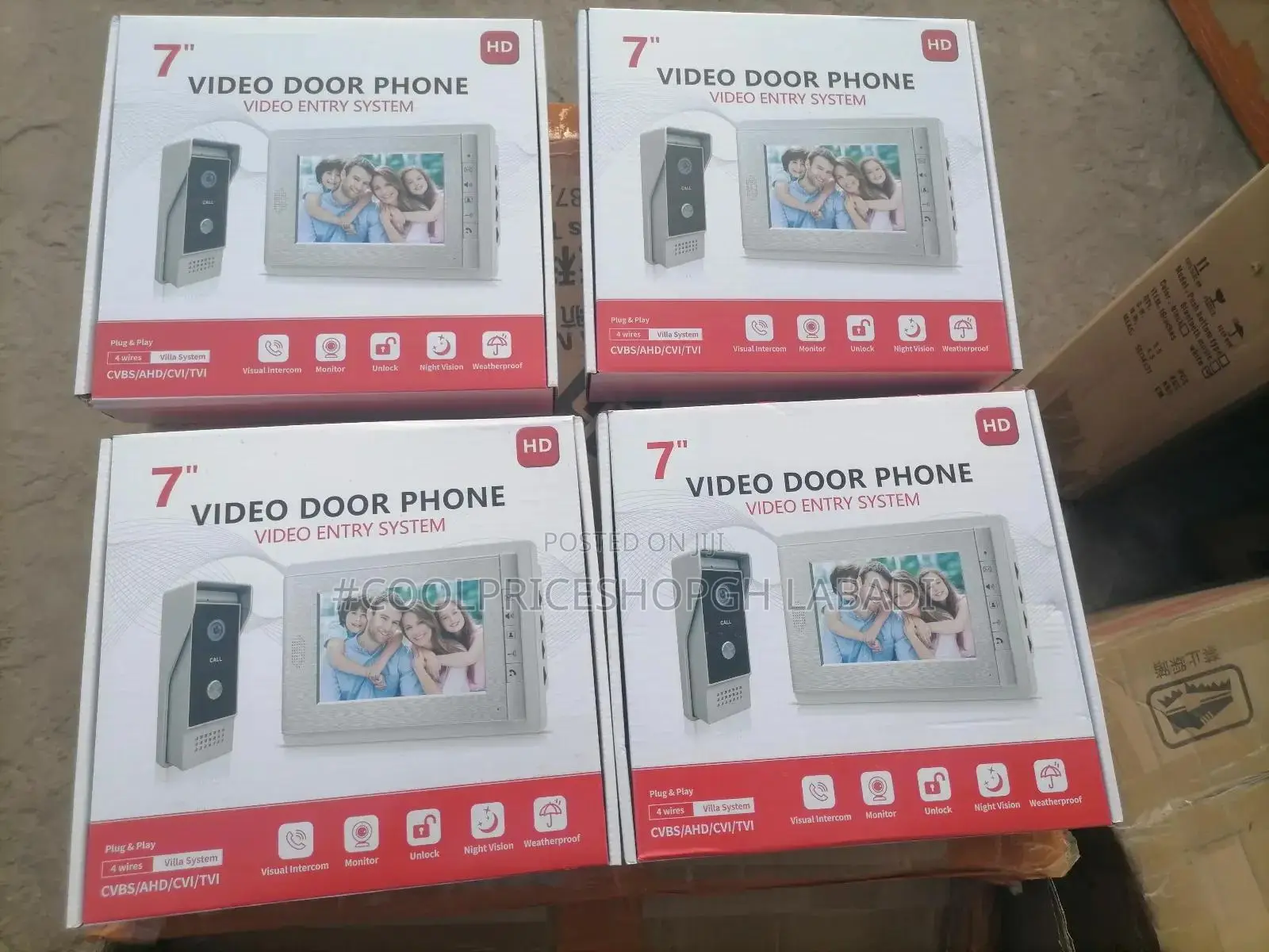 Video Intercom Doorbell 7''tft Door Phone System