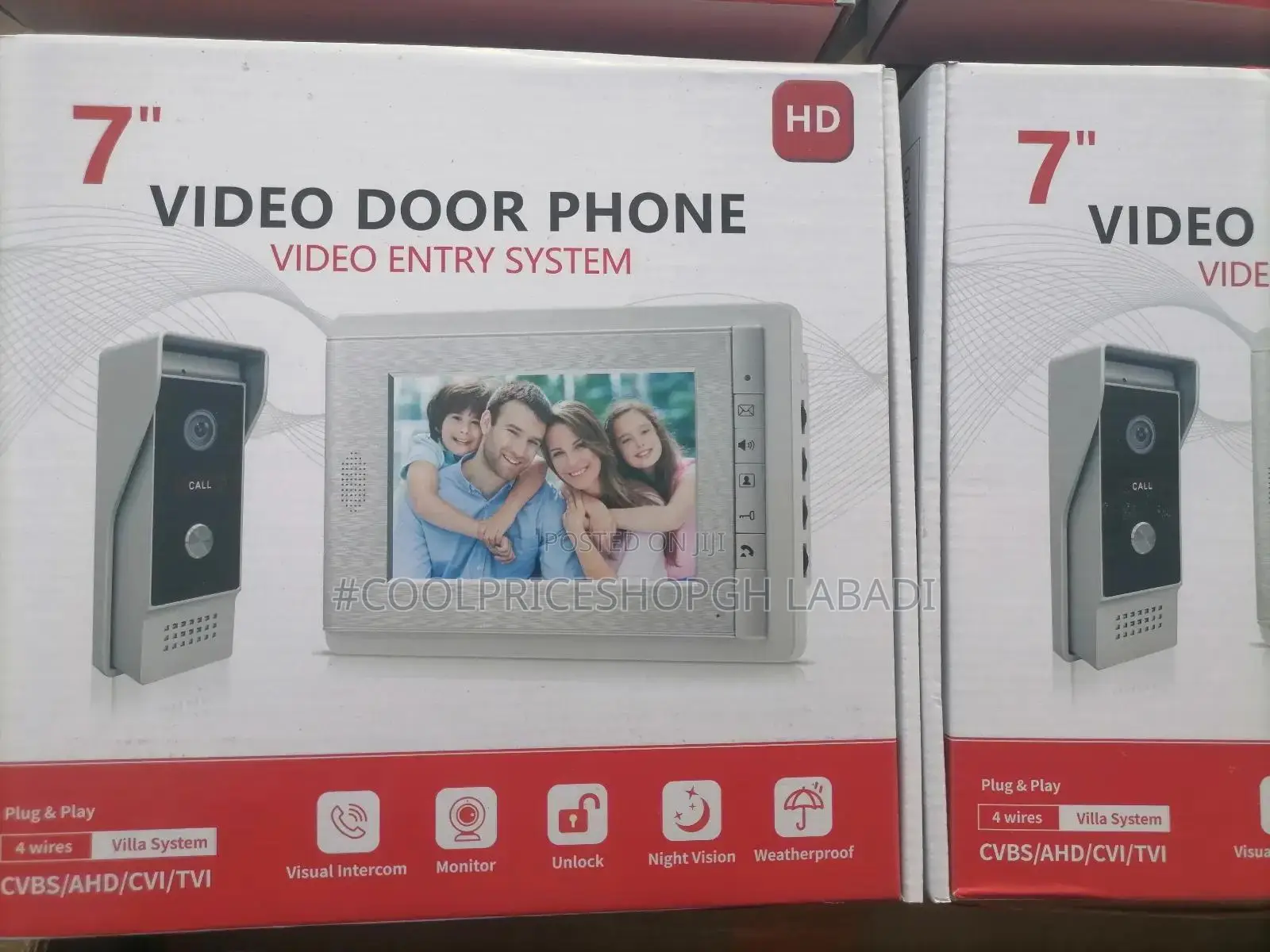 Video Intercom Doorbell 7''tft Door Phone System