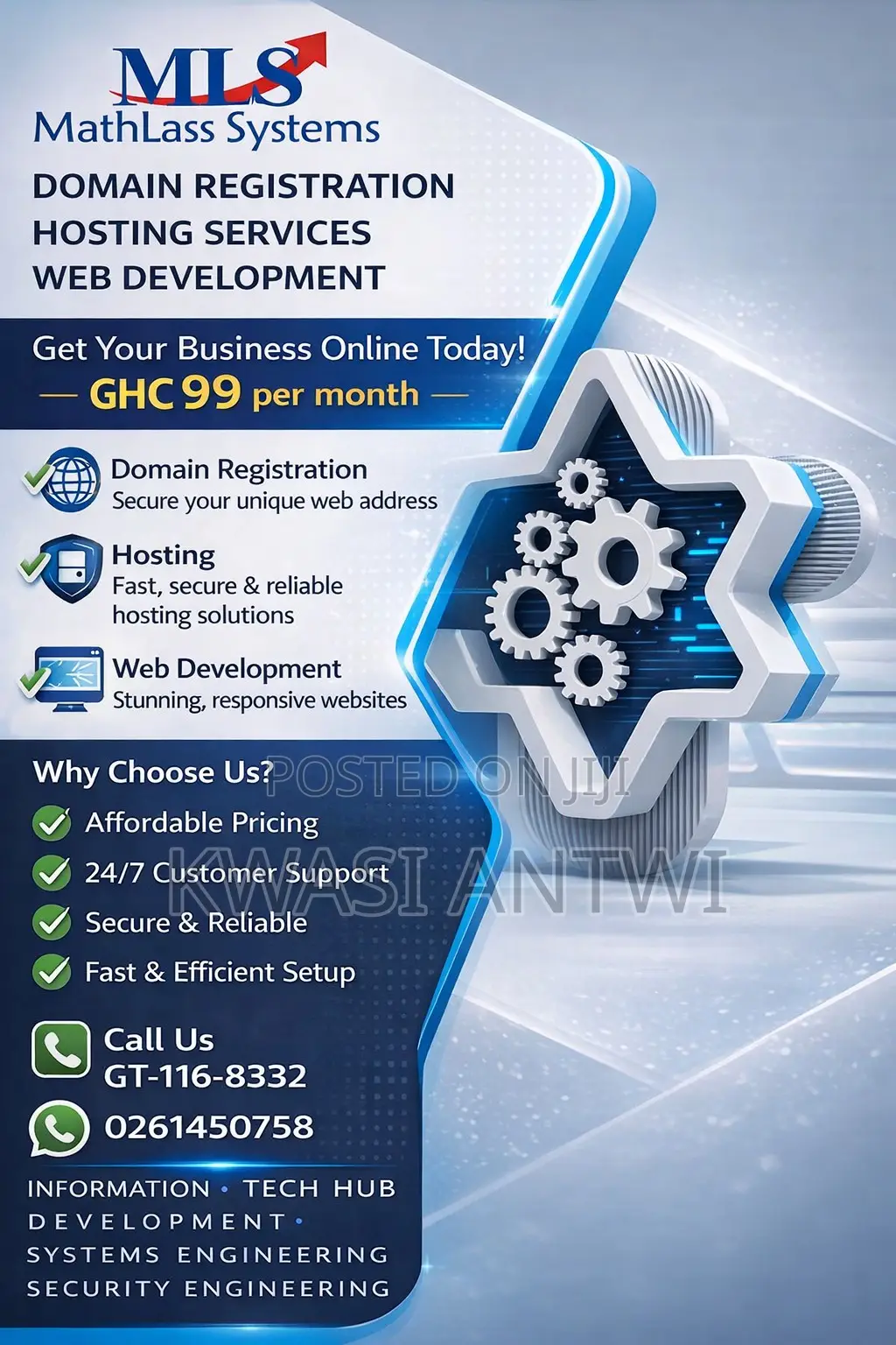 Domain Registration| Hosting Services | Website Development