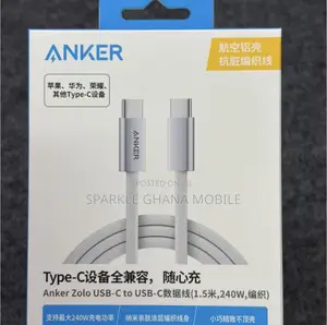 Anker Zolo Usb-C to Usb-C Cable (White)