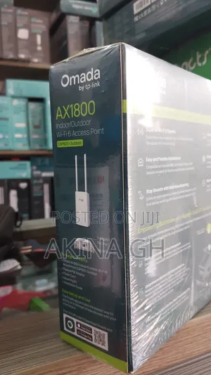 Tplink Omada Wi-Fi6 Ax1800 Indoor/Outdoor Access Point Eap603-Outdoor