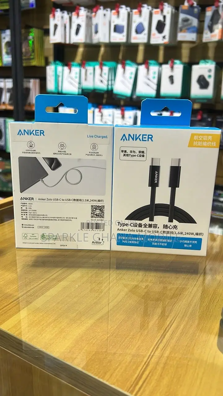 Anker Zolo Usb-C to Usb-C Cable (Black)