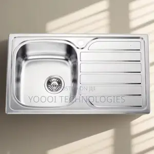 Stainless Steel Top Mount Single Bowl Kitchen Sink With Wast Trap