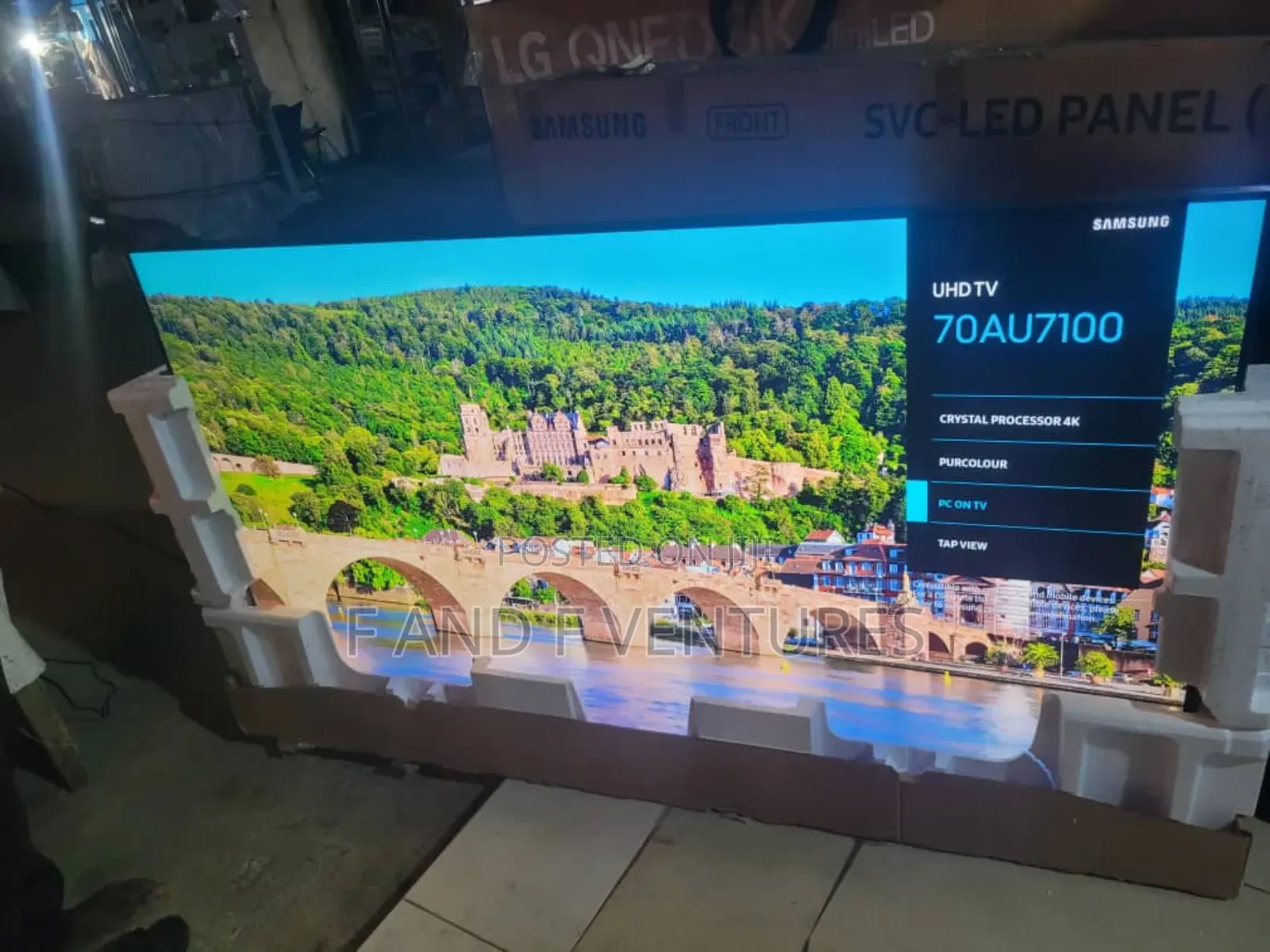 Samsung 70” Au7100 Uhd HDR Smart Tv (2021)