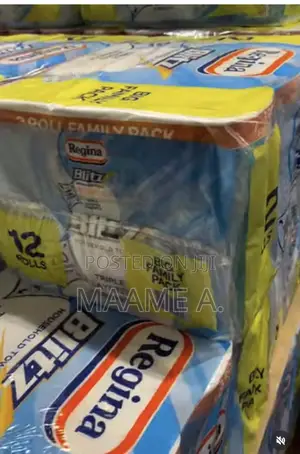 Regina Blitz Household Towels – 12 Triple Layered Rolls