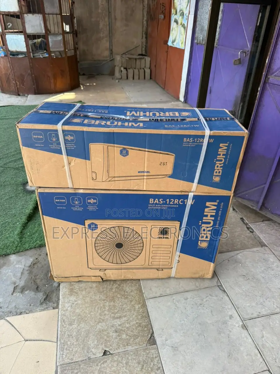 Rapid Cooling Split R410 Gas Bruhm 1.5hp