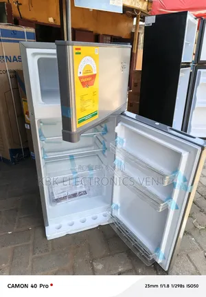 Roch 95liter Double Door Refrigerator