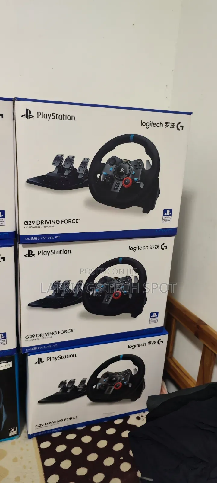 Logitech G29 Racing Wheel Ps5/Ps4/PC