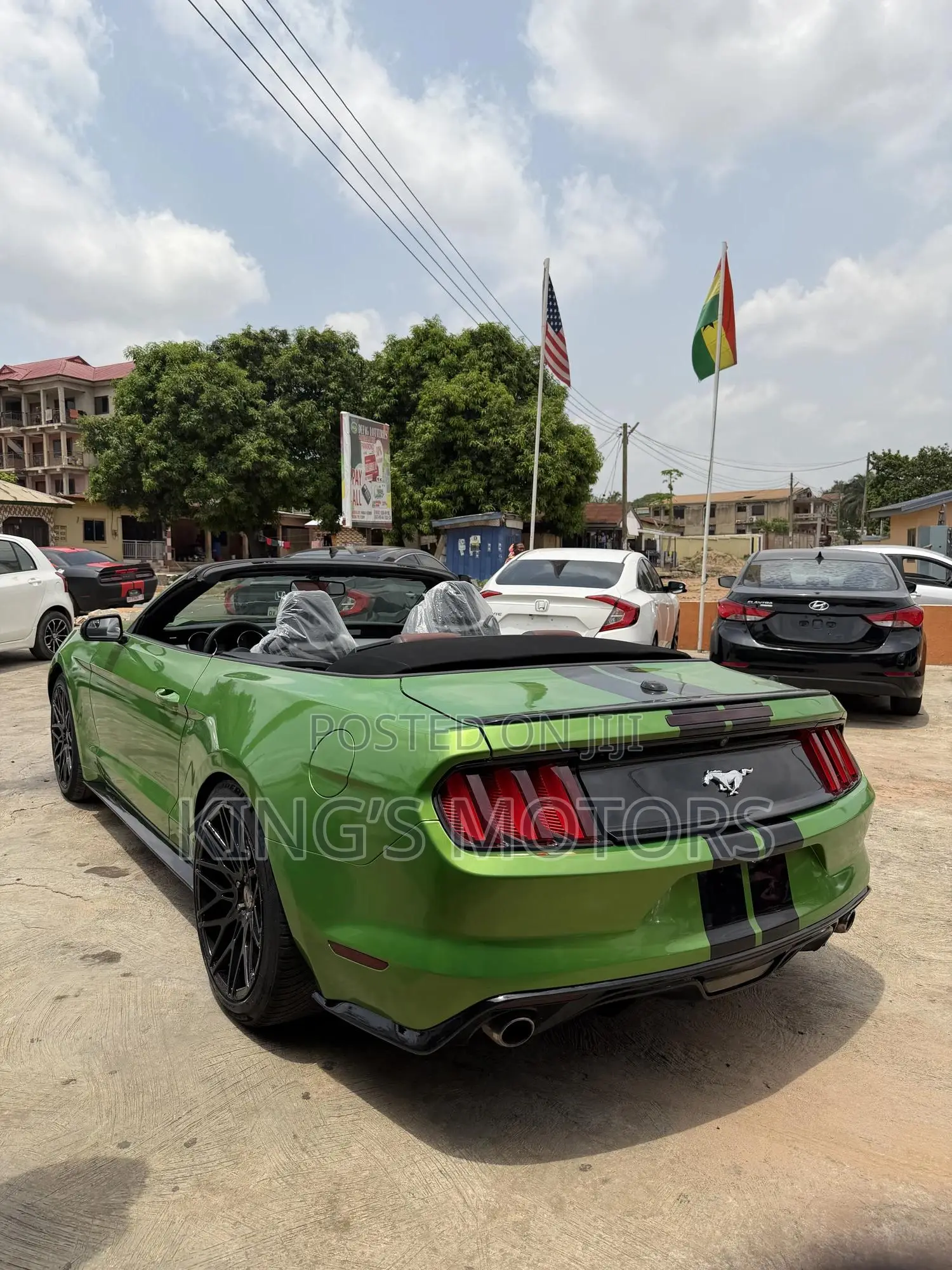 Ford Mustang EcoBoost Premium Convertible 2016 Green