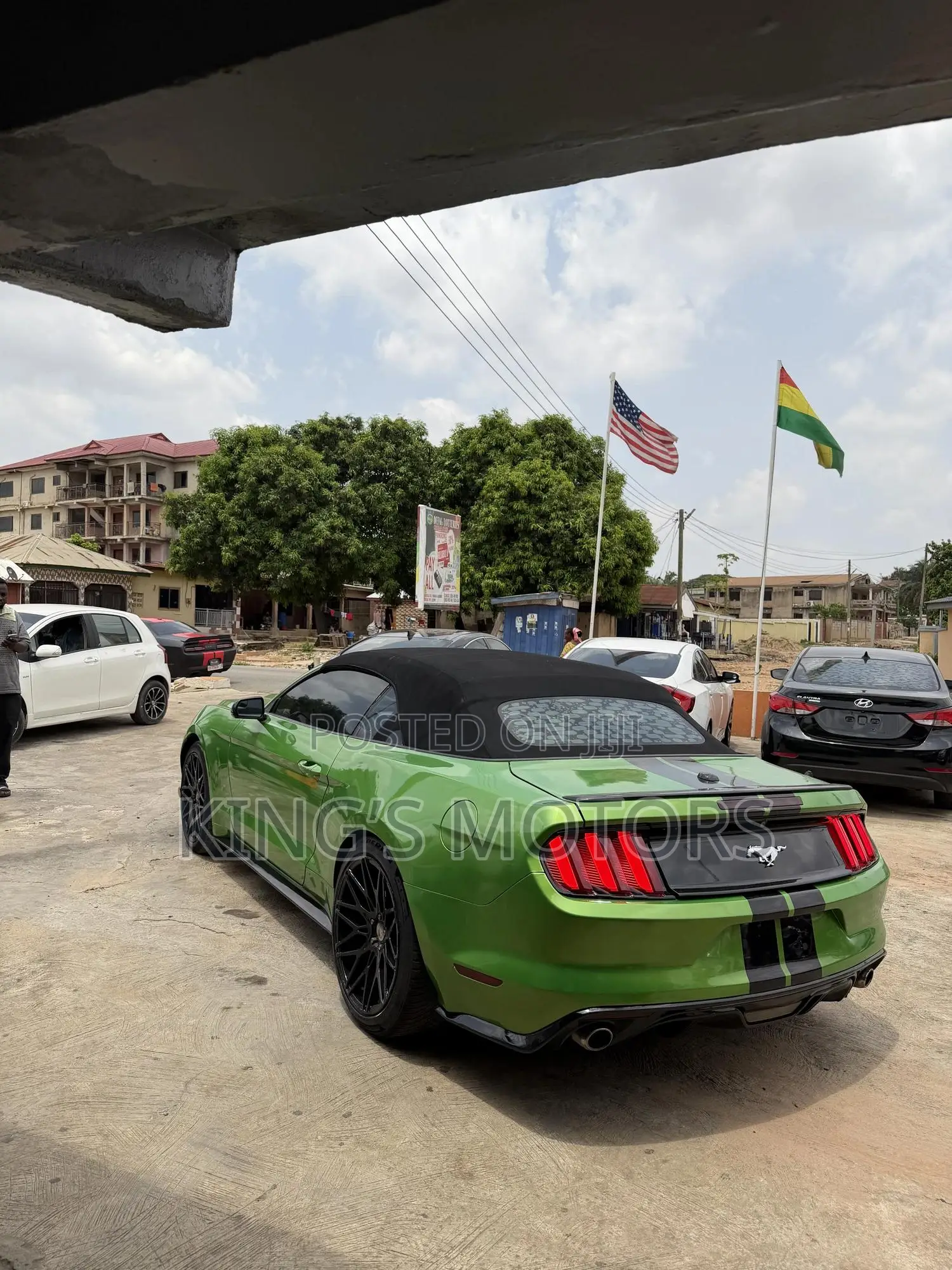 Ford Mustang EcoBoost Premium Convertible 2016 Green