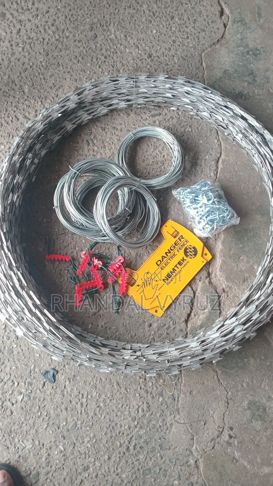 Galvanised Razor Wire