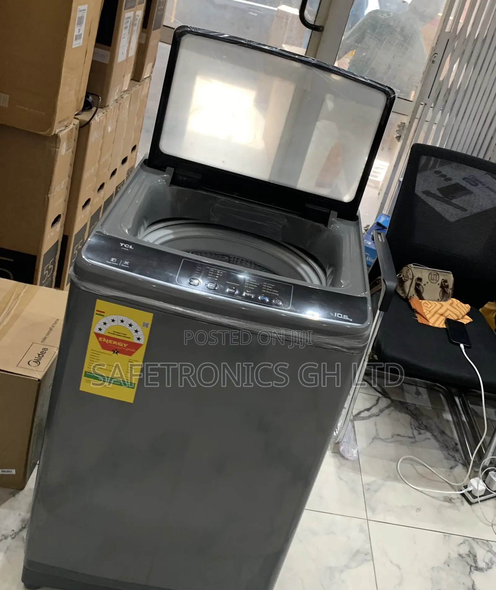 Most Authentic TCL Grey Electric 11kg Topload Full Automatic Washer