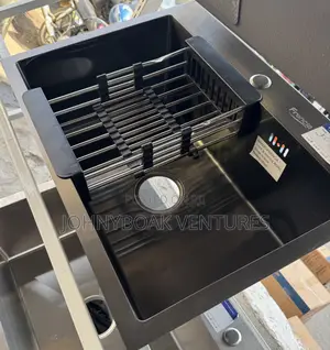 Black Kitchen Sink Complete With Tap