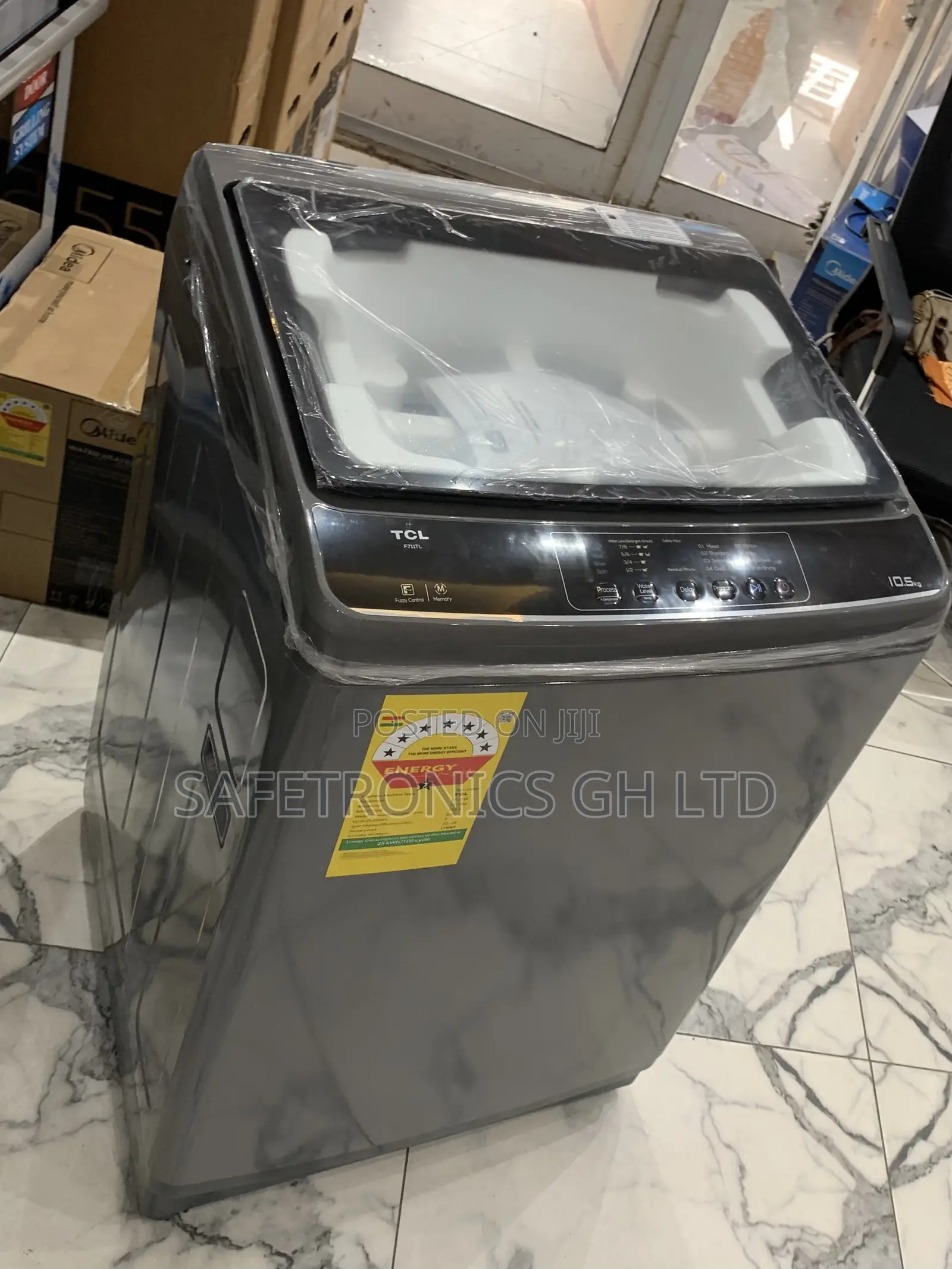 Original Grey TCL 11kg Topload Electric Full Automatic Washingmachine