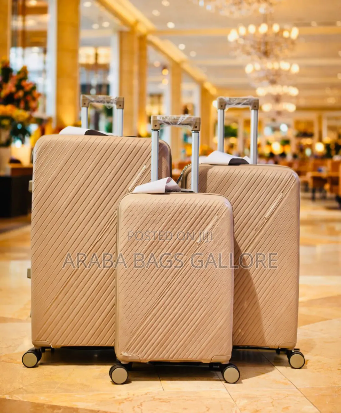 3sets Anti Crack Unbreakable Travel or Marriage Suitcases.