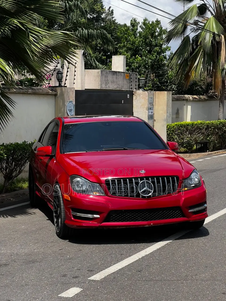 Mercedes-Benz C250 2014 Red