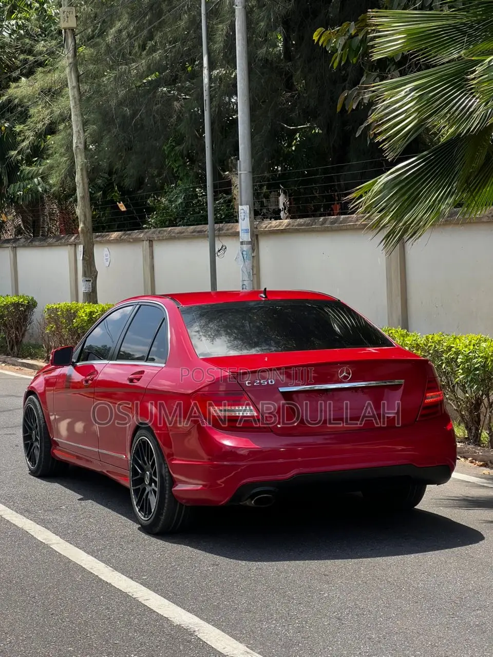 Mercedes-Benz C250 2014 Red