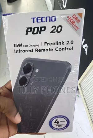 New Tecno Pop 20 128 GB Black