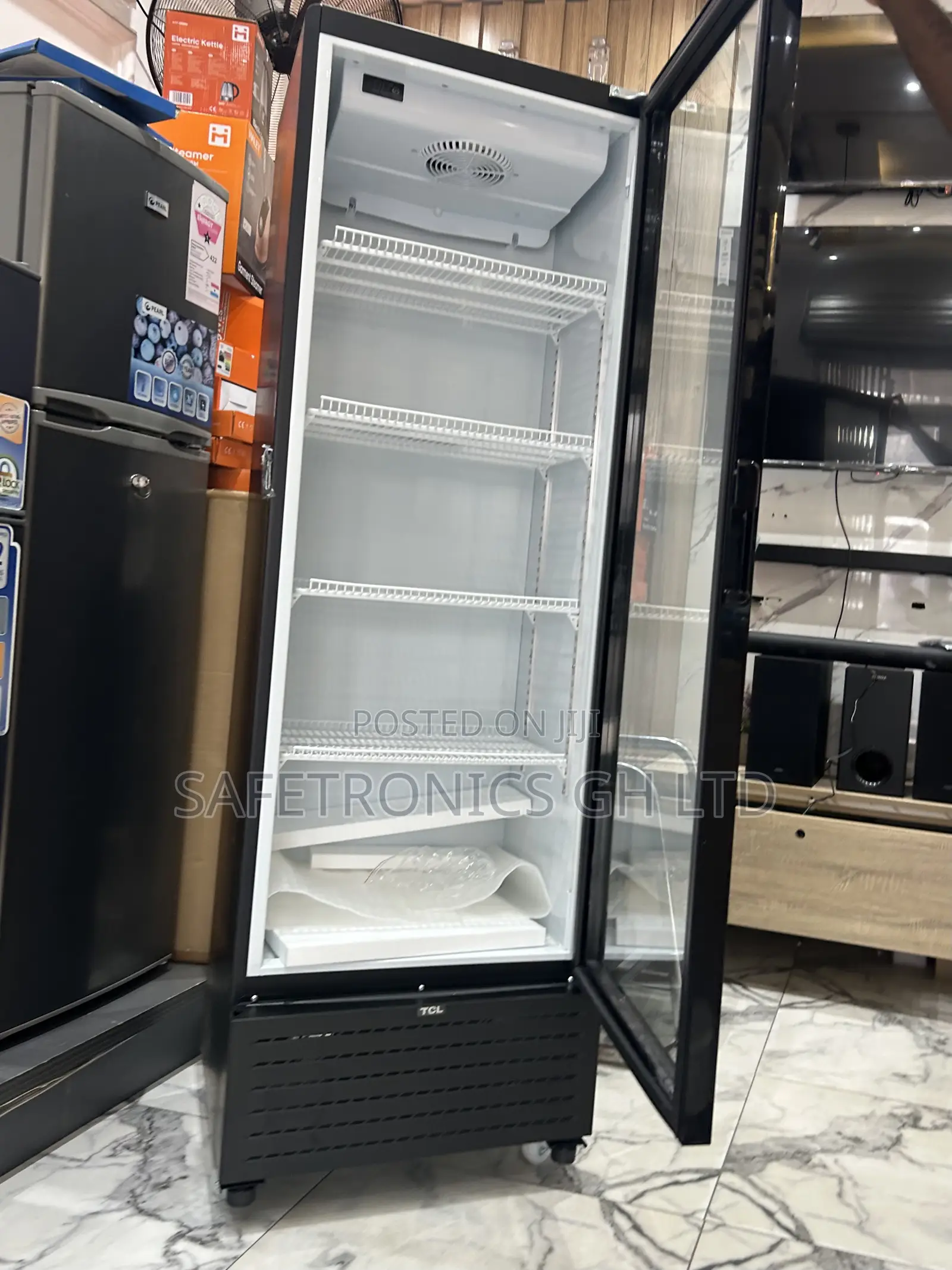 Shop Exclusive Display 258 Liters Singledoor TCL Black Display