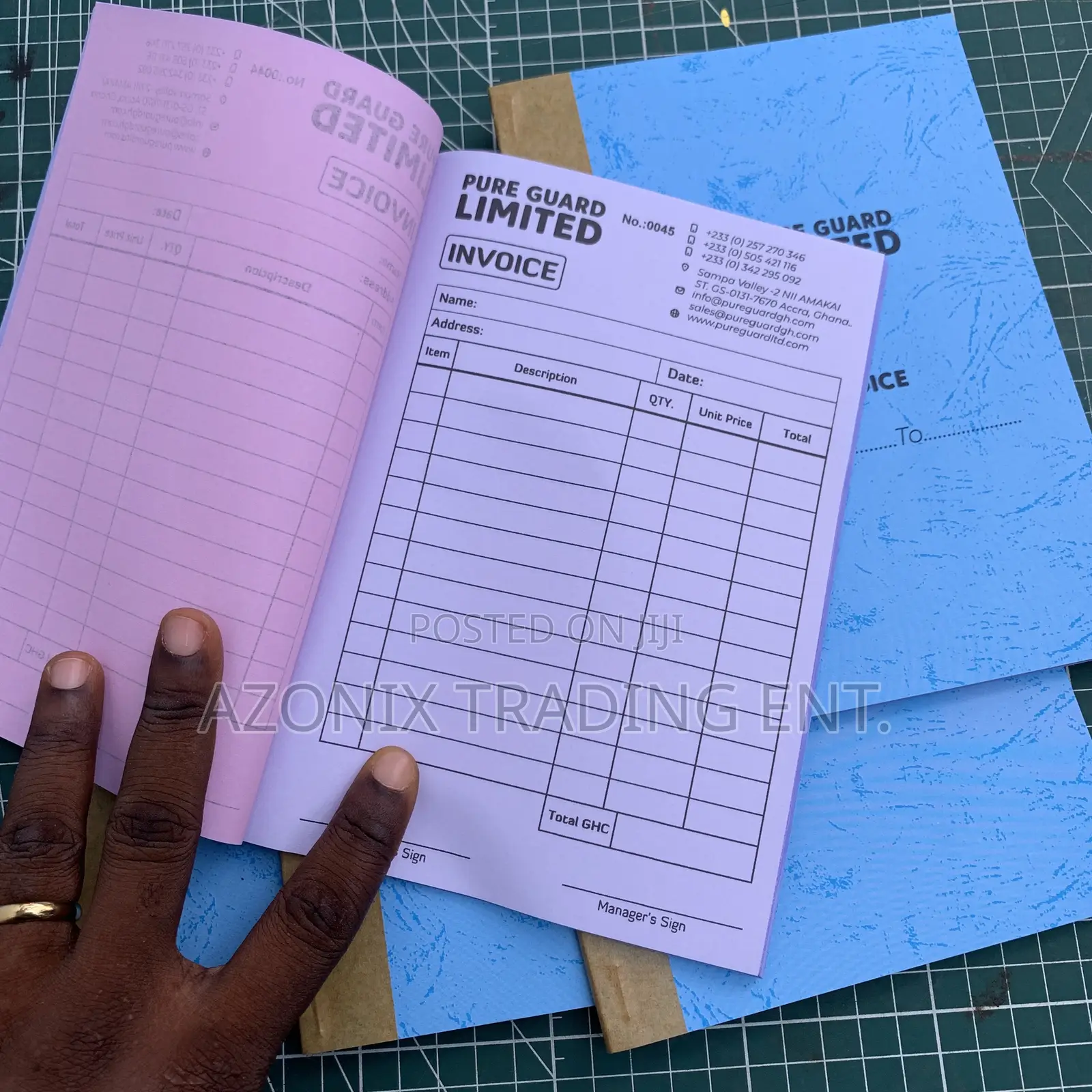 Carbonized Receipts Invoice Books