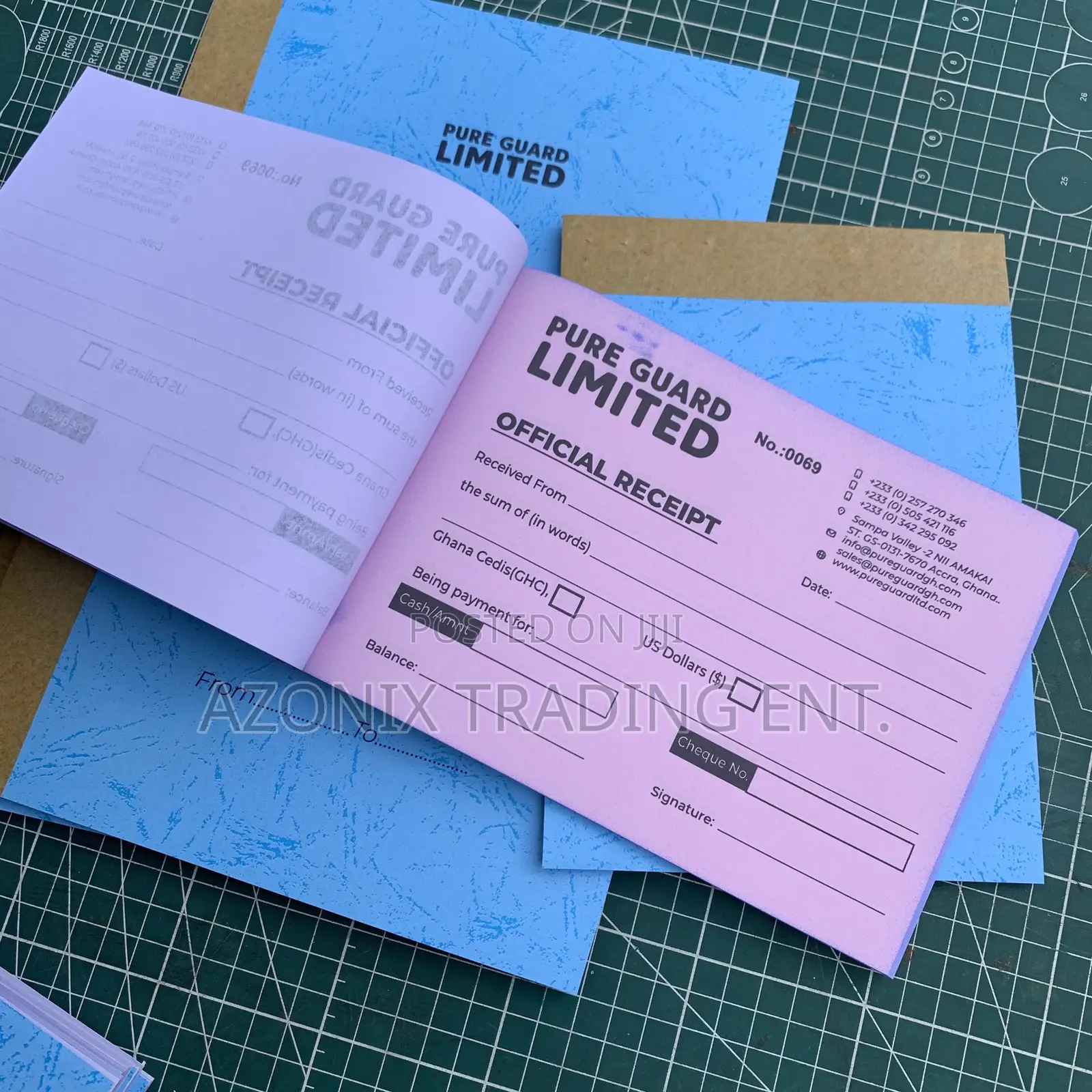 Carbonized Receipts Invoice Books