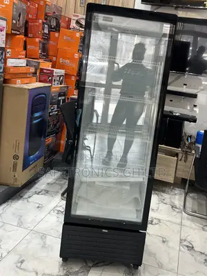 Energy Efficient TCL 285 Liters Singledoor TCL Black Display Fridge