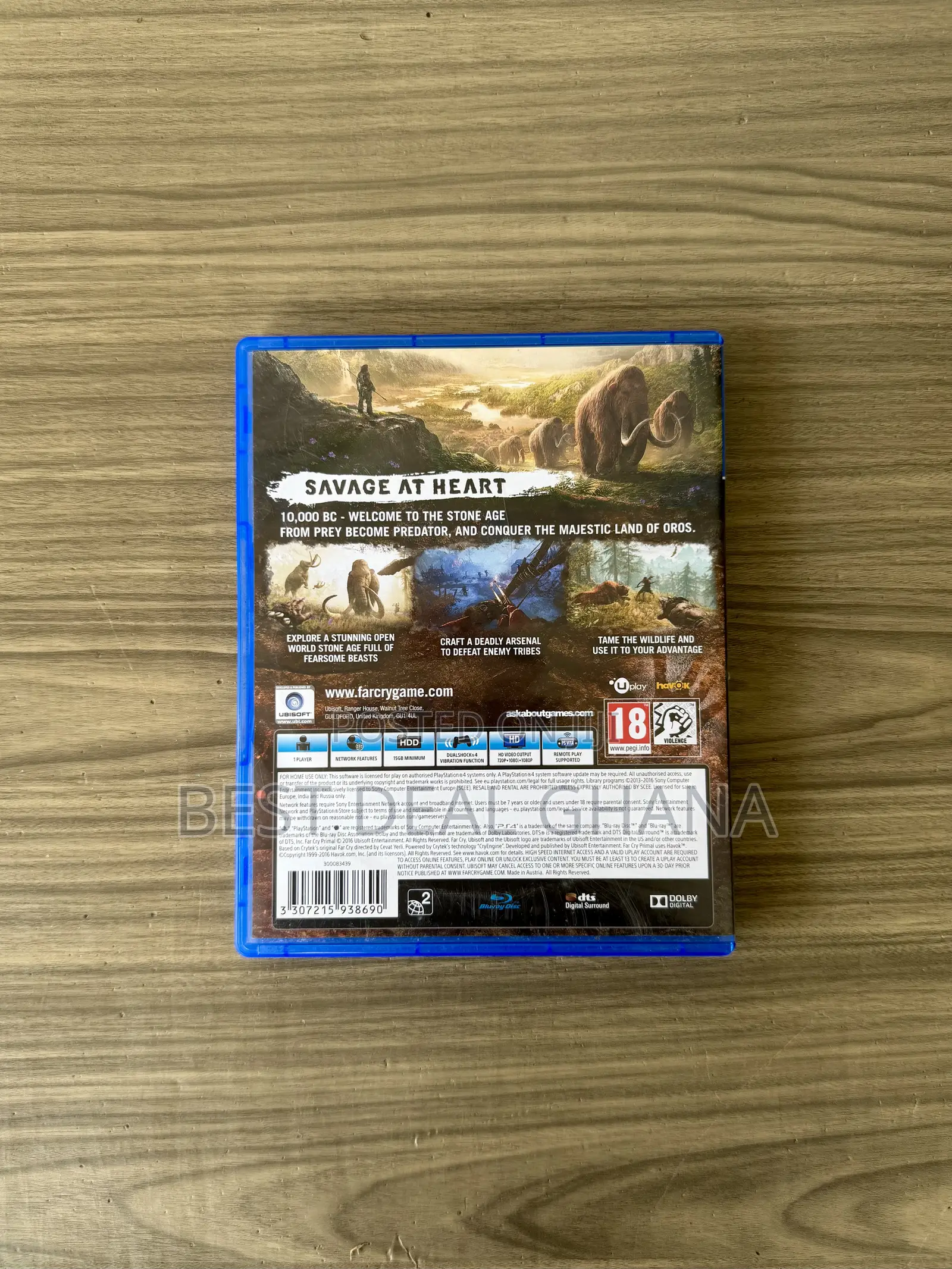Farcry Primal Playstation 4 Cd