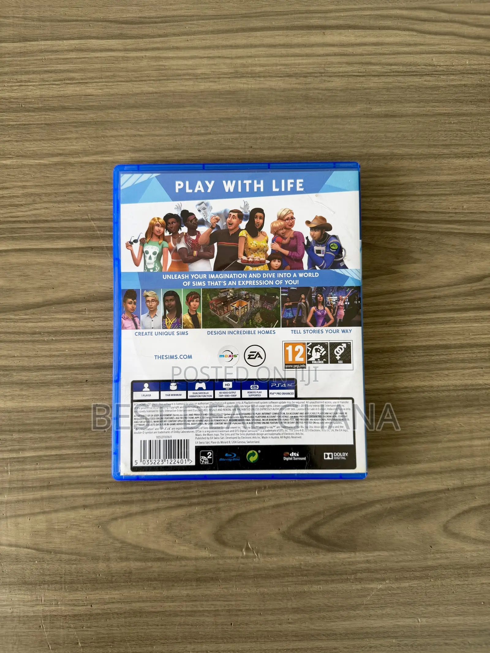 The Sims 4 Playstation 4 Cd