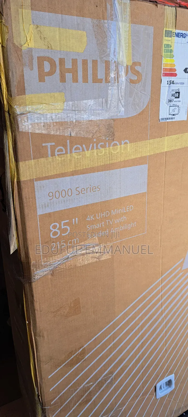 Philips 85" the Xtra Qled Miniled Ambilight Uhd Smart HDR 85pml9009