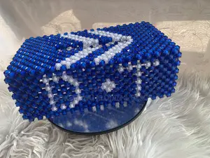 Beaded Tissue Box Cover