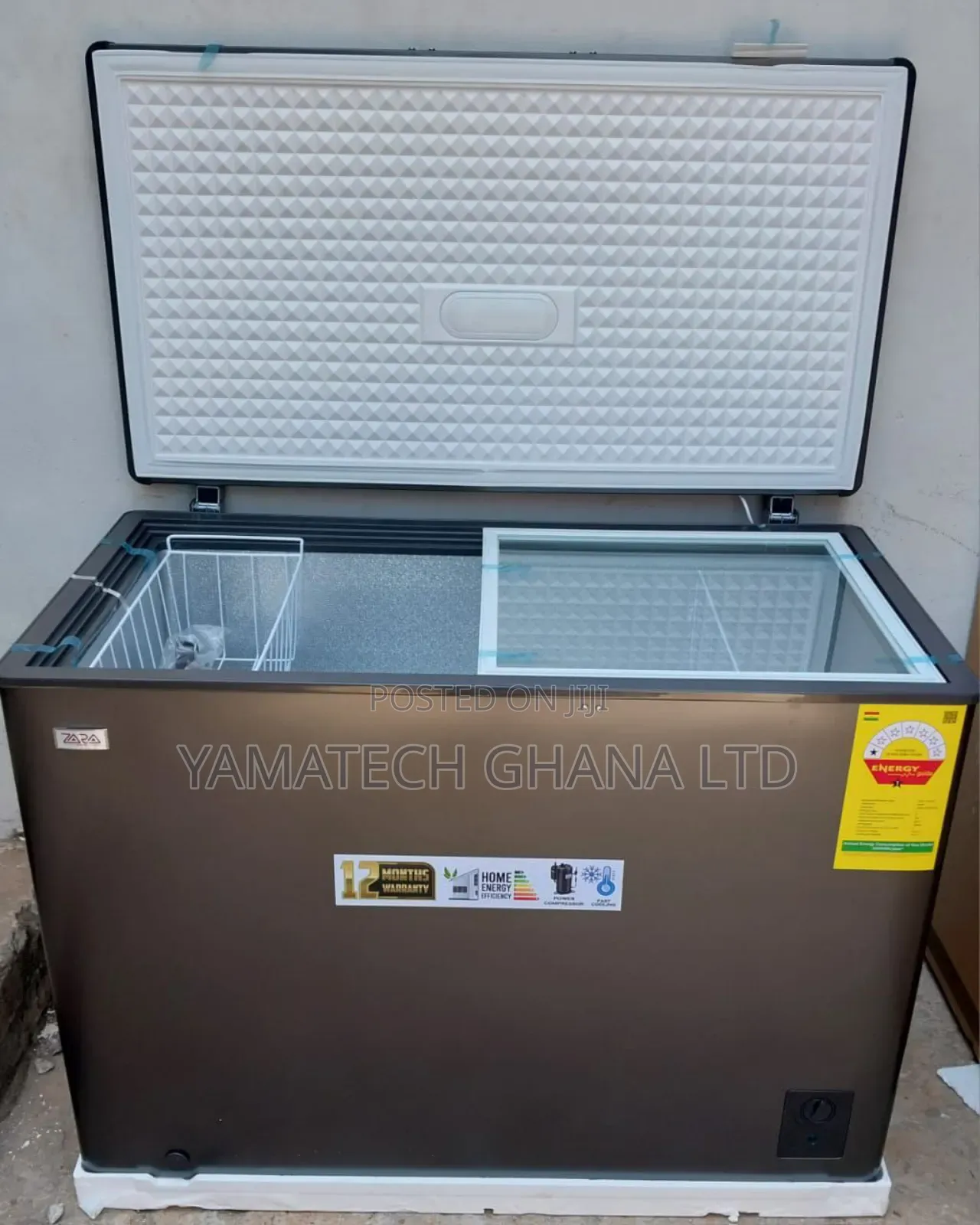 Zara 308 Litre Chest Freezer With Sliding Glass