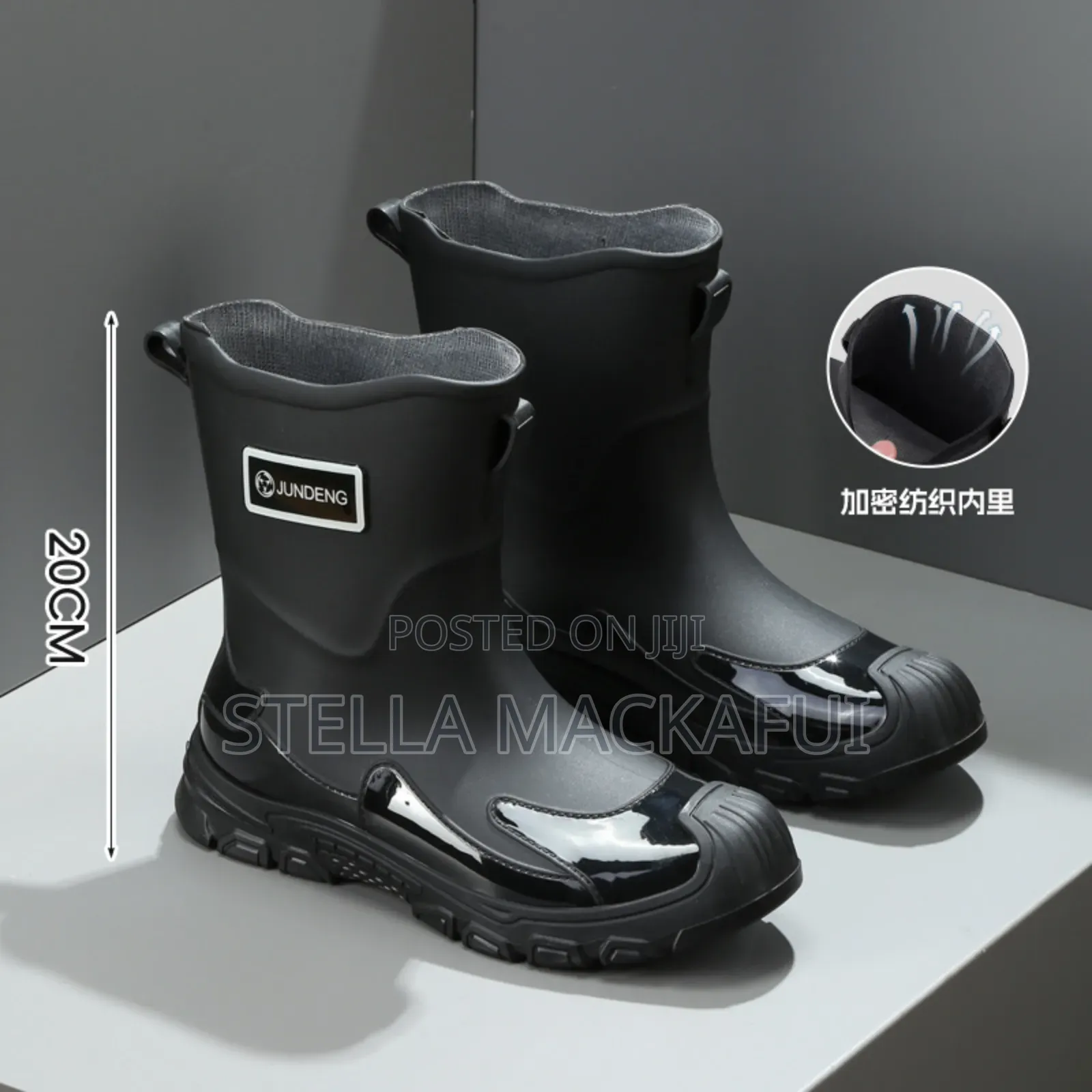 Unisex Black Boots Sizes 35-42 Only