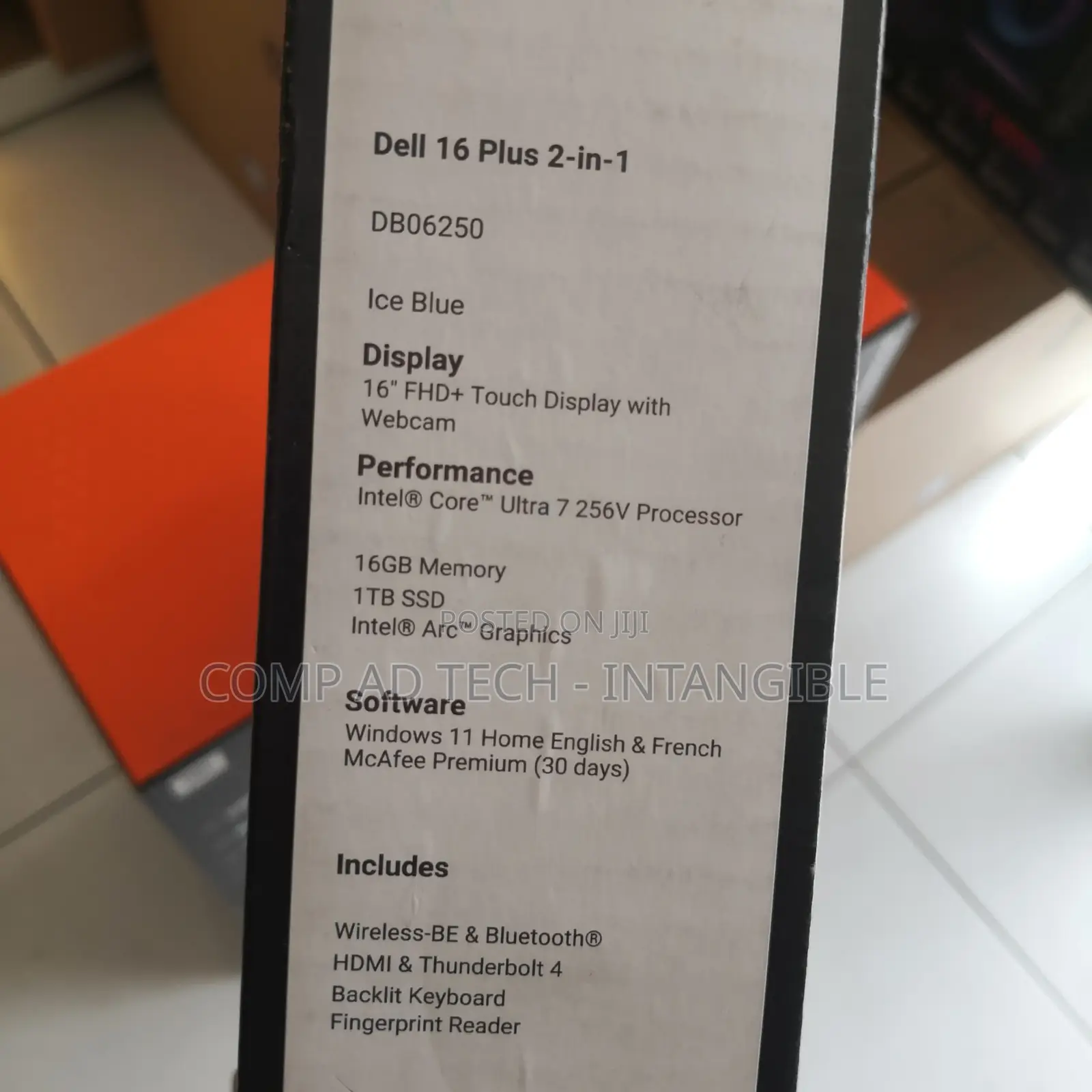 New Laptop Dell Plus 16 16GB Intel Core Ultra 7 SSD 1T