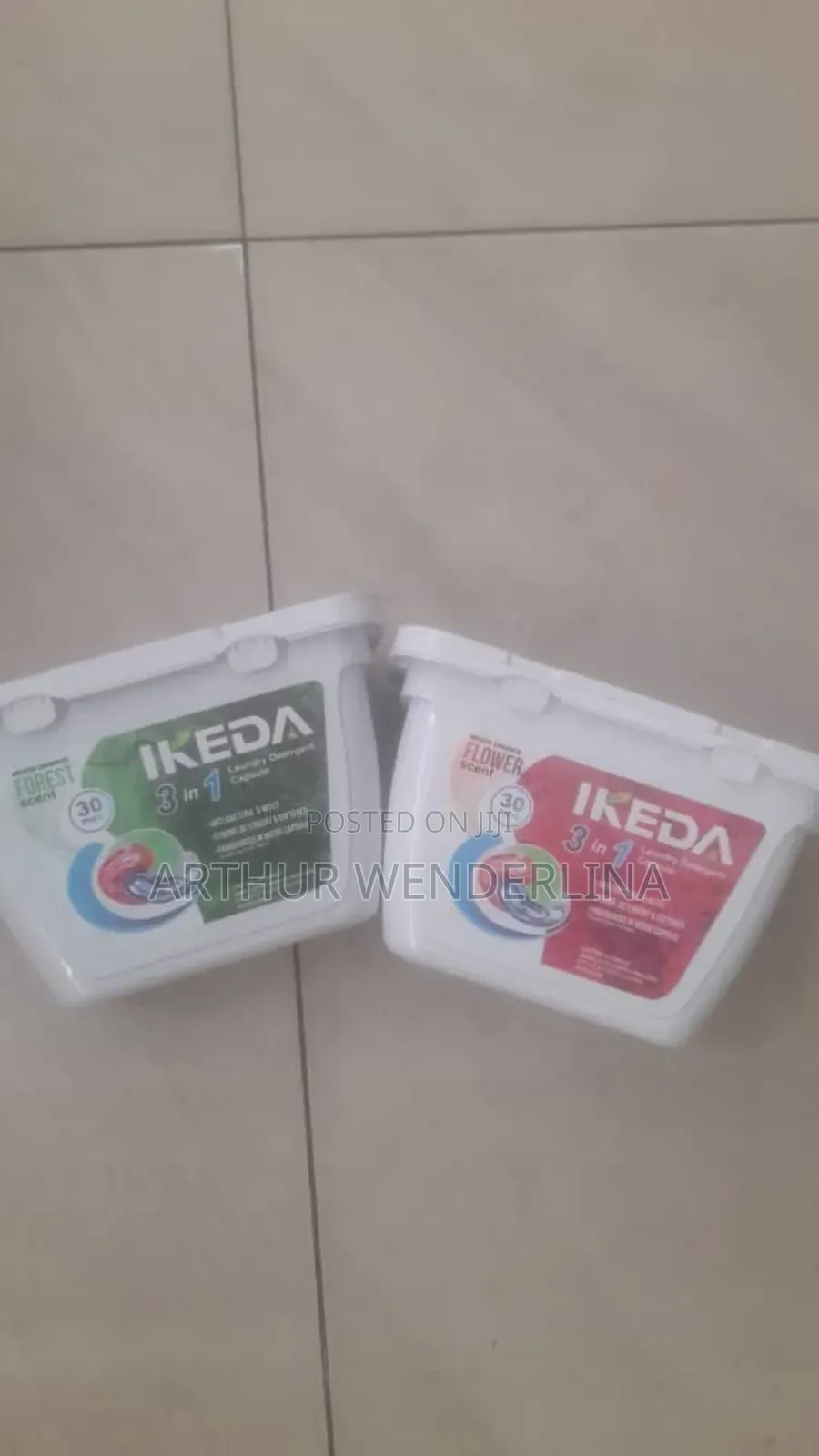 Ikeda 3 in 1 Lundry Detergent Capsules
