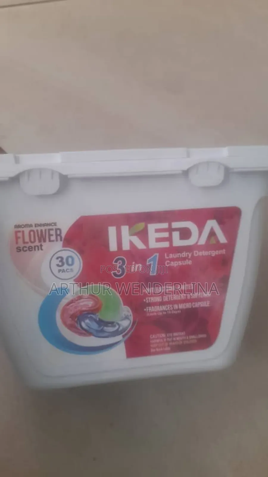 Ikeda 3 in 1 Lundry Detergent Capsules