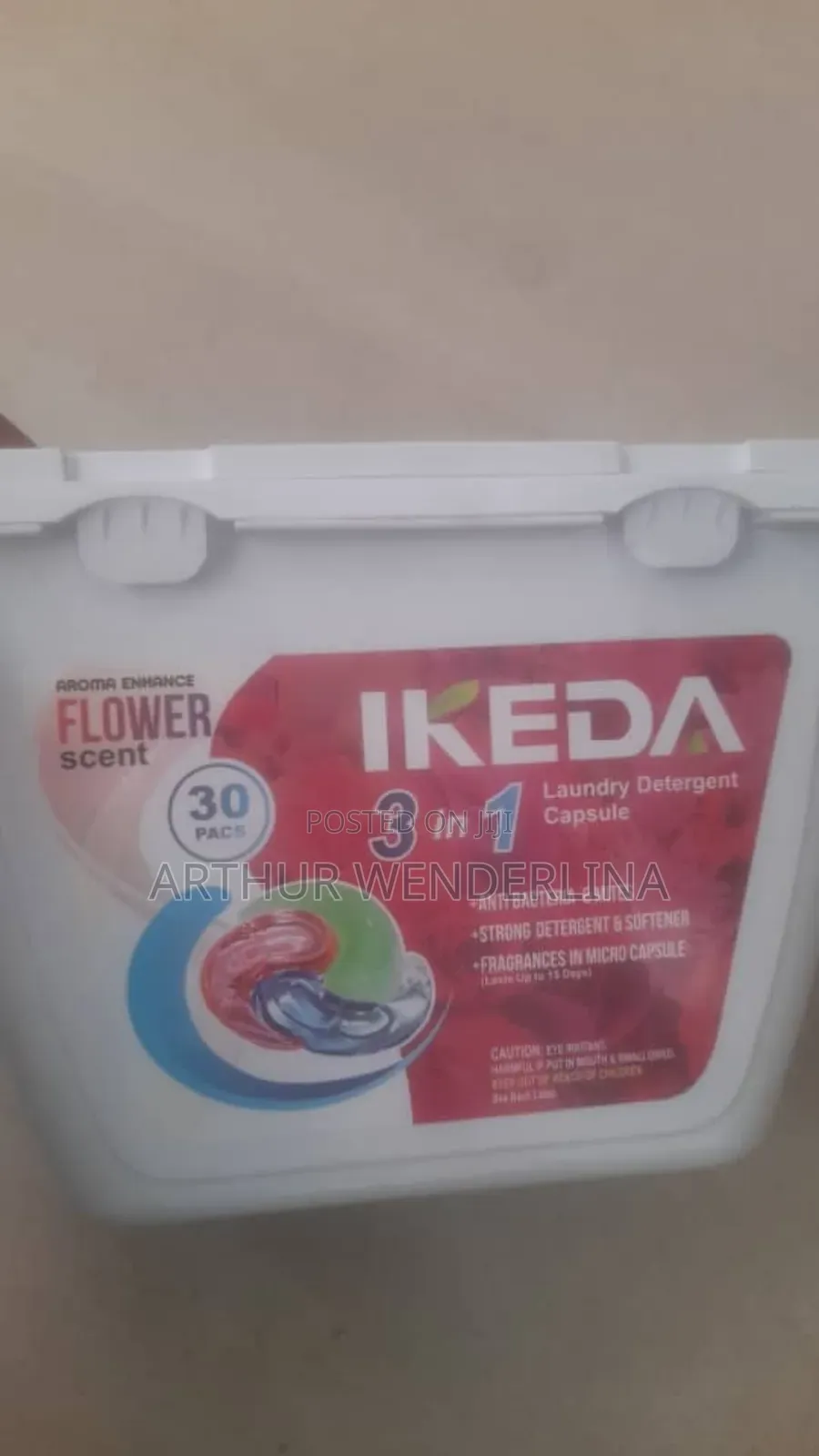 Ikeda 3 in 1 Lundry Detergent Capsules