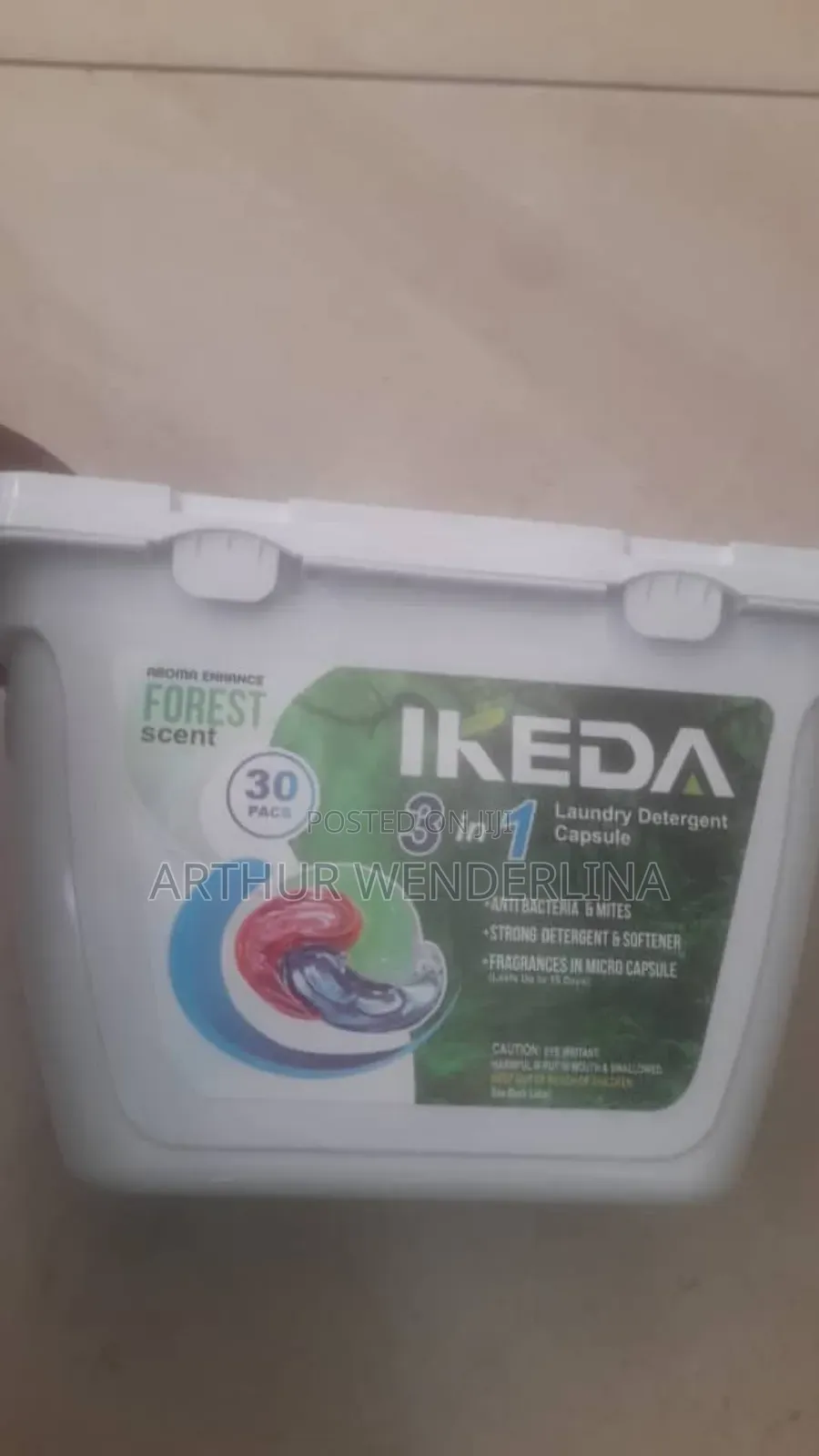 Ikeda 3 in 1 Lundry Detergent Capsules