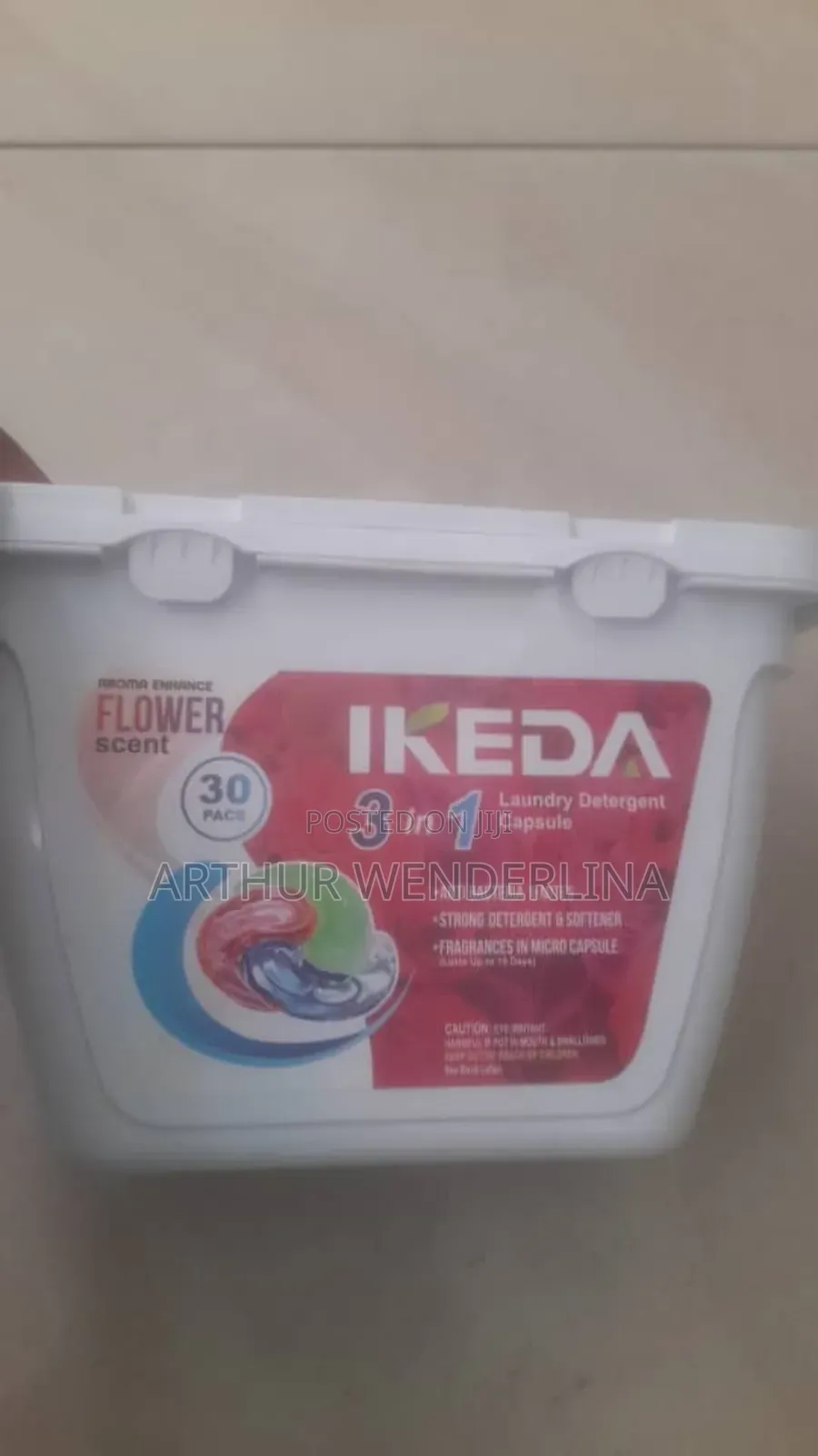 Ikeda 3 in 1 Lundry Detergent Capsules