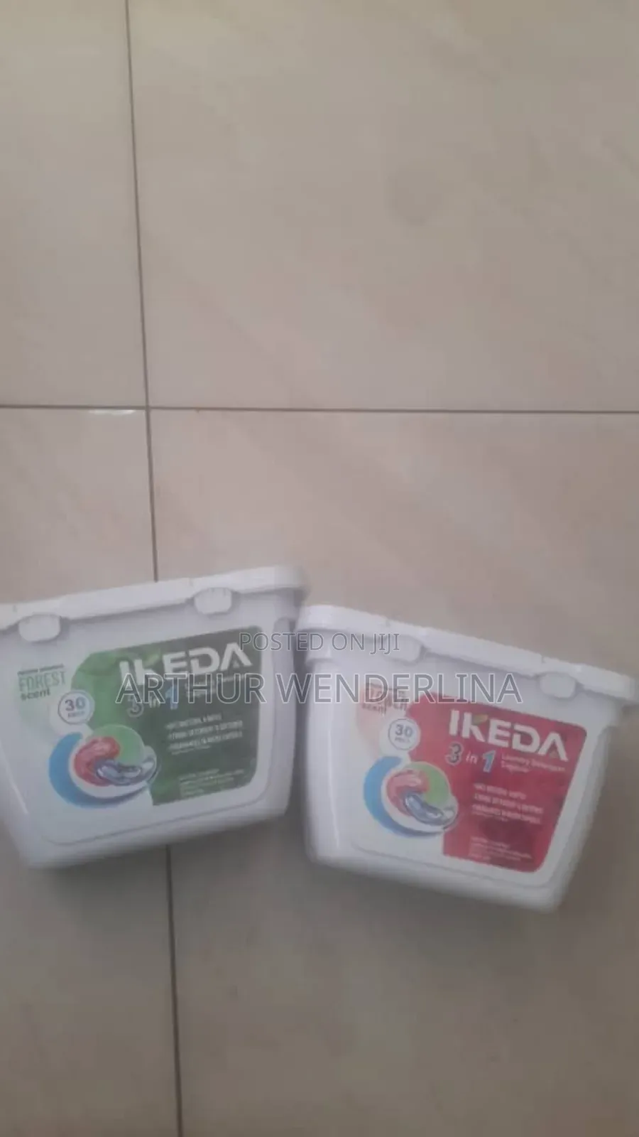 Ikeda 3 in 1 Lundry Detergent Capsules
