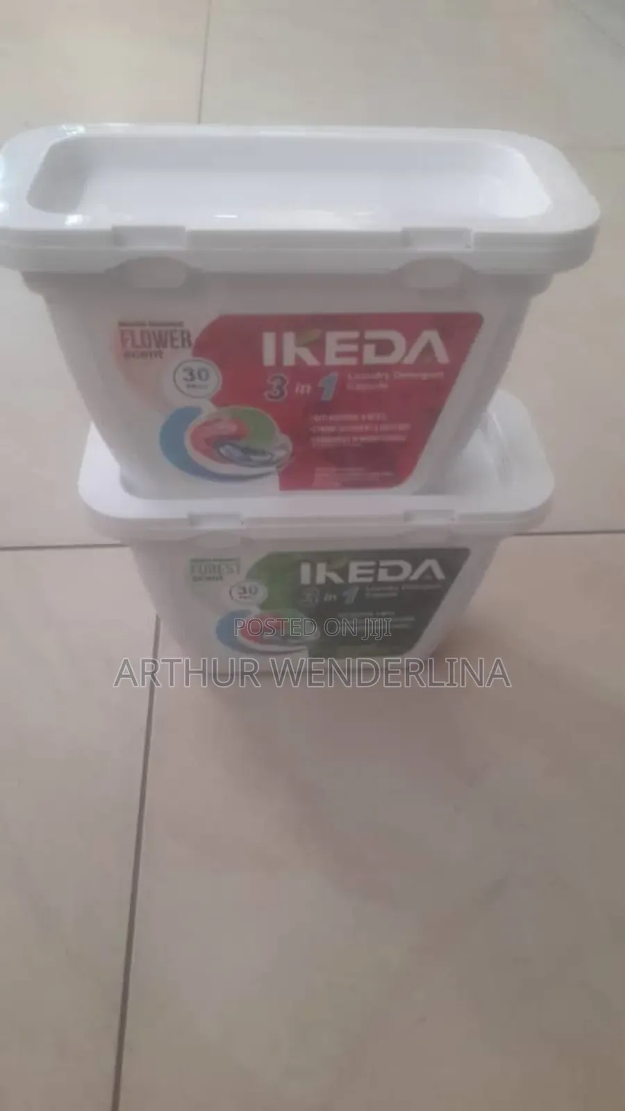 Ikeda 3 in 1 Lundry Detergent Capsules