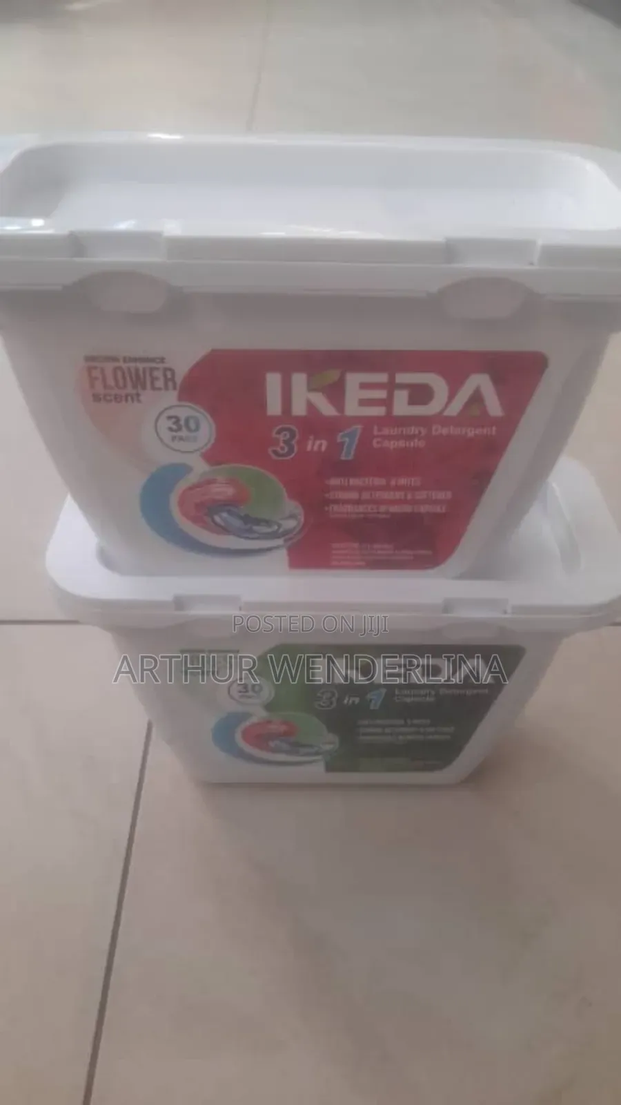 Ikeda 3 in 1 Lundry Detergent Capsules