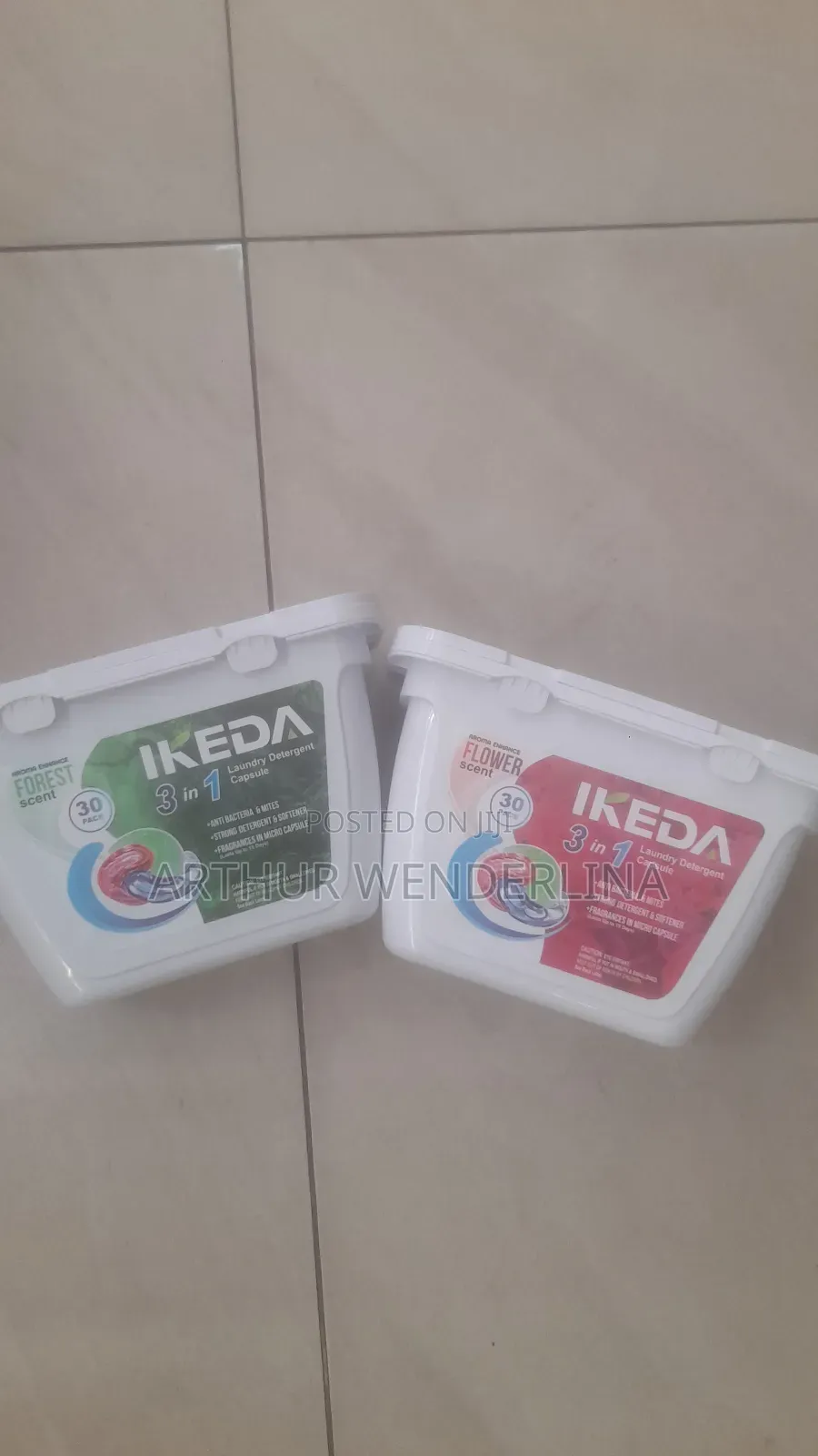 Ikeda 3 in 1 Lundry Detergent Capsules