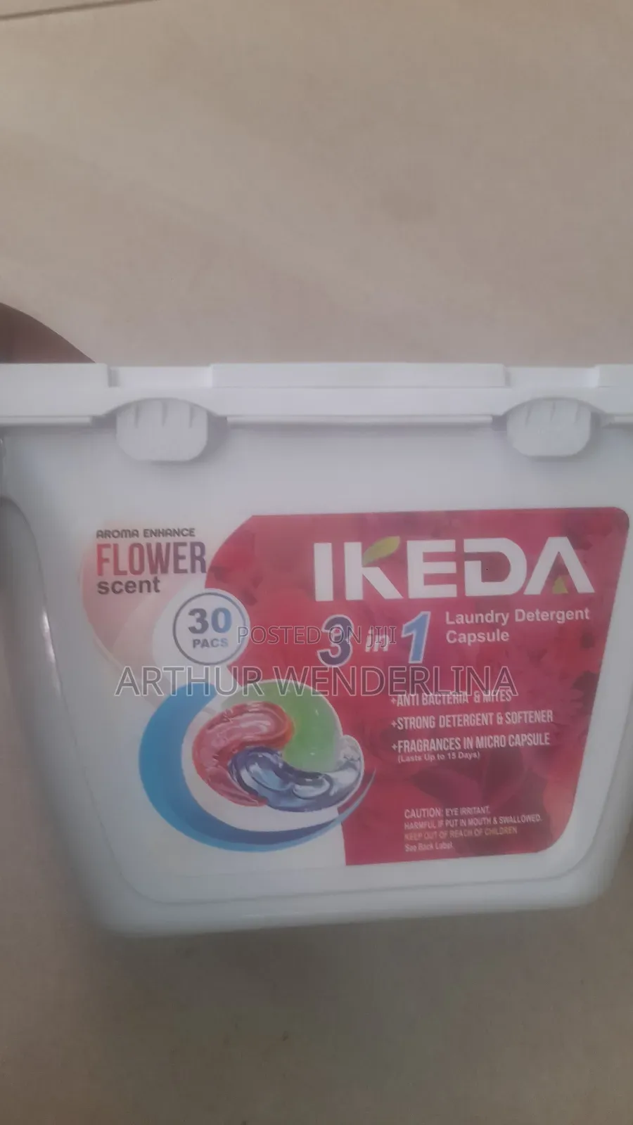 Ikeda 3 in 1 Lundry Detergent Capsules