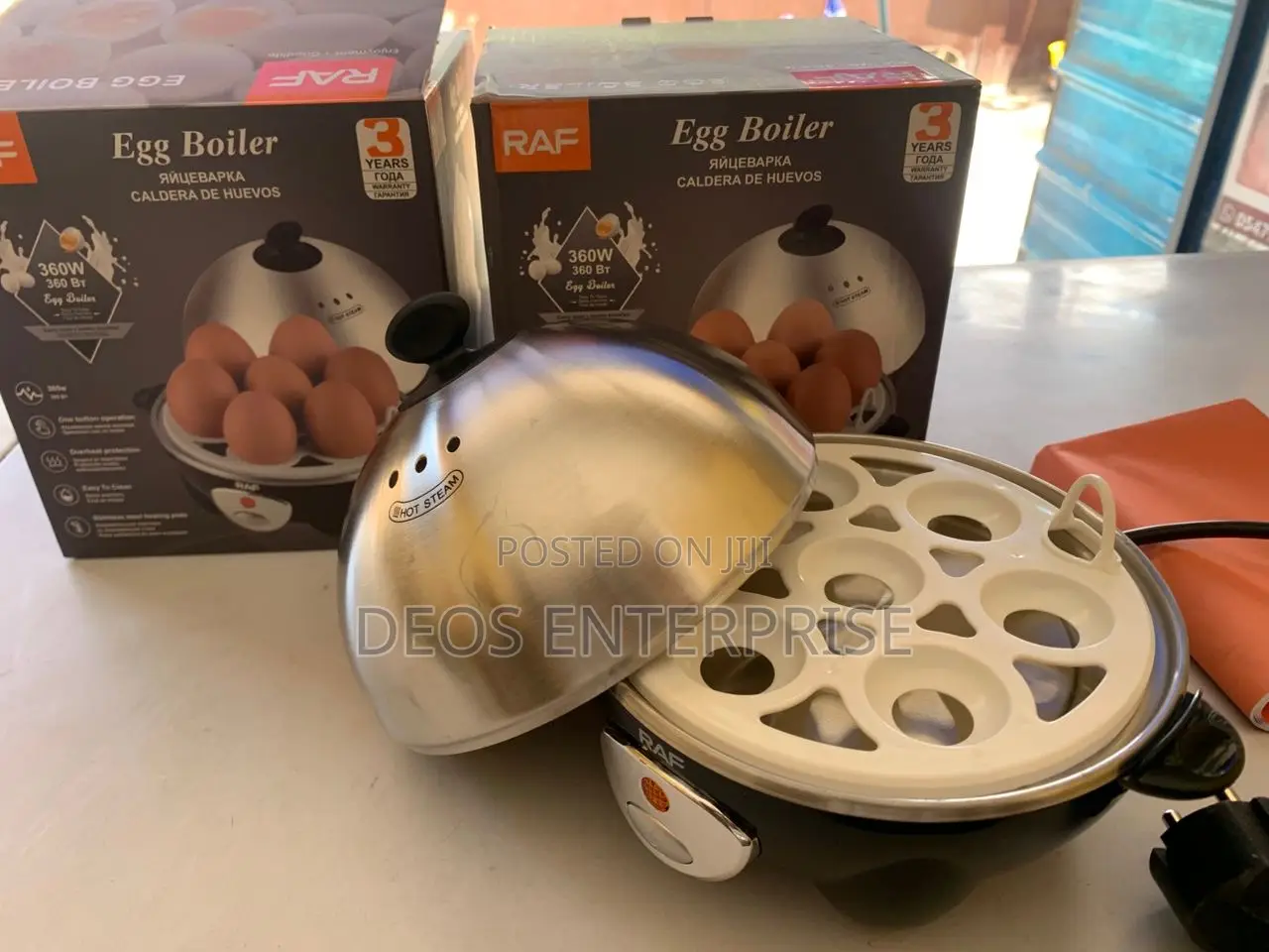 Boil Eggs In Minutes – Raf Smart Egg Cooker (360w)