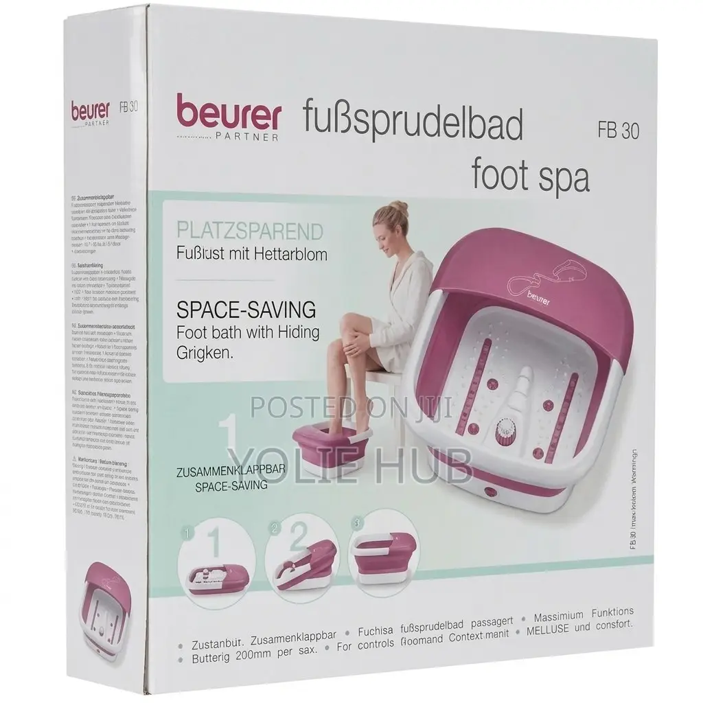 Beurer Foot Spa With Vibration and Bubble Massage Fb30