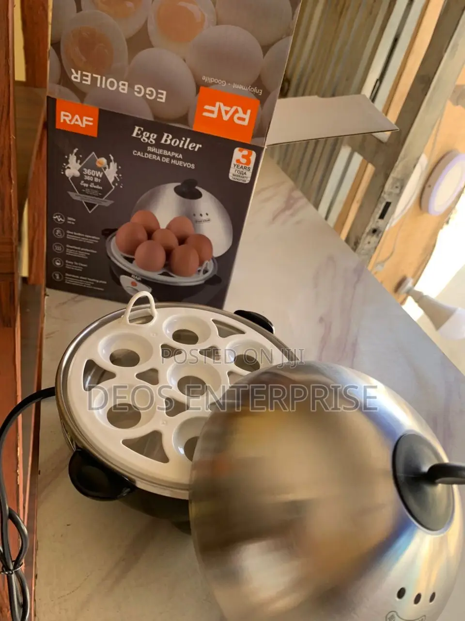 Cook Up To 7 Eggs At Once – Powerful Raf Egg Boiler
