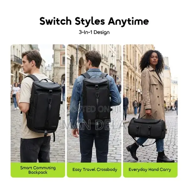 Oraimo Multigo 3 in 1 Durable Type-C Charging Backpack