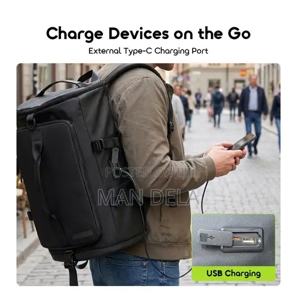 Oraimo Multigo 3 in 1 Durable Type-C Charging Backpack