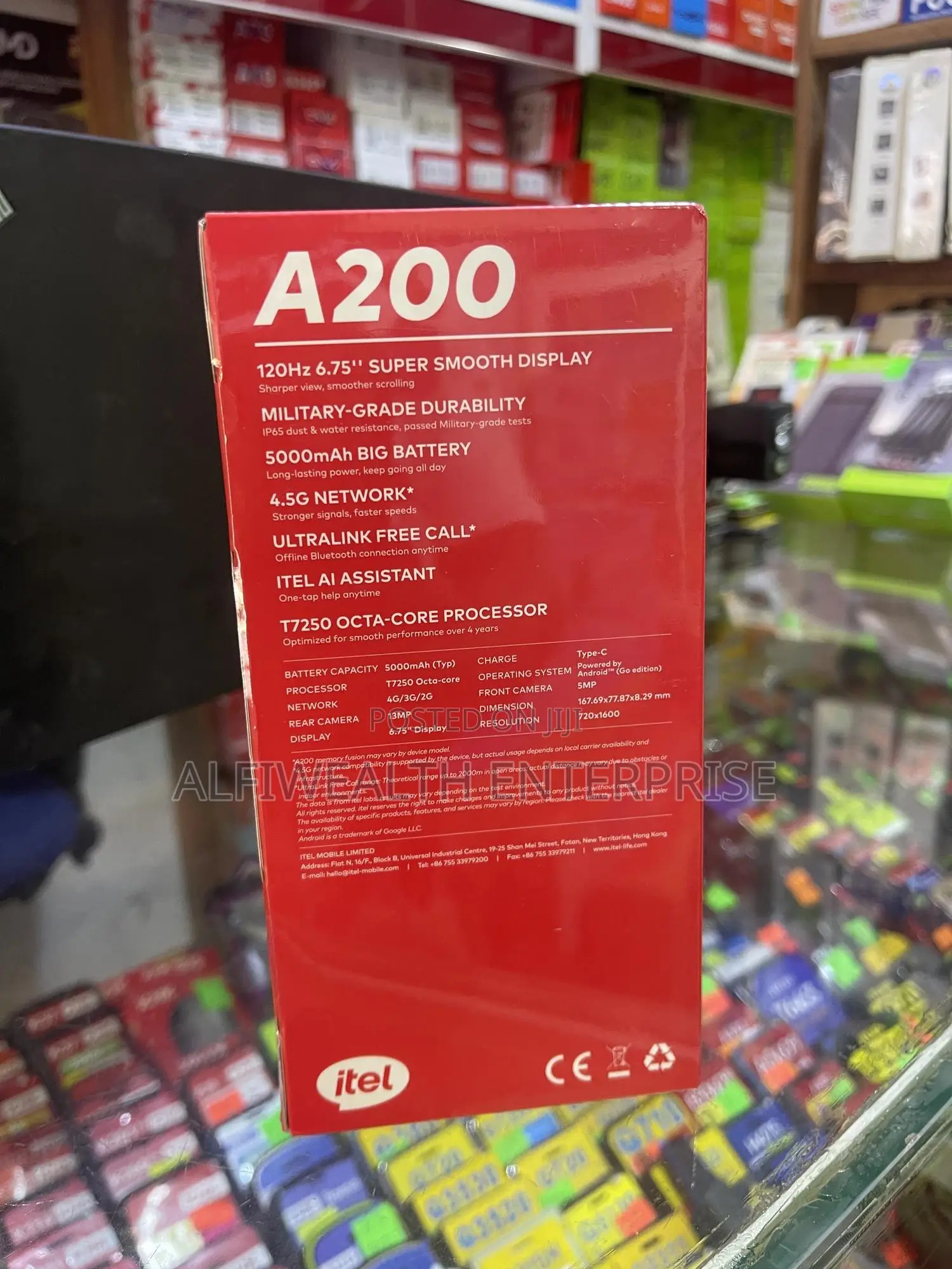 New Itel A200+ 128 GB Silver